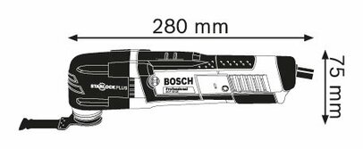 Oscilačné náradie Bosch GOP 30-28 set