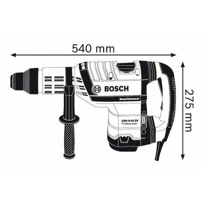 Vŕtacie kladivo Bosch GBH 8-45 DV Professional