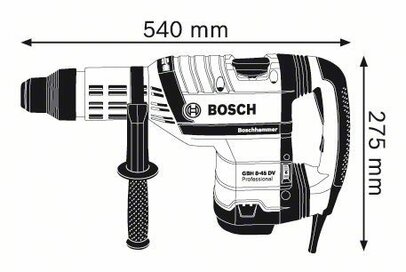 Vŕtacie kladivo Bosch GBH 8-45 DV Professional