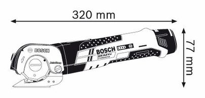 Aku nožnice Bosch GUS 10,8-LI / GUS 12-300 Professional