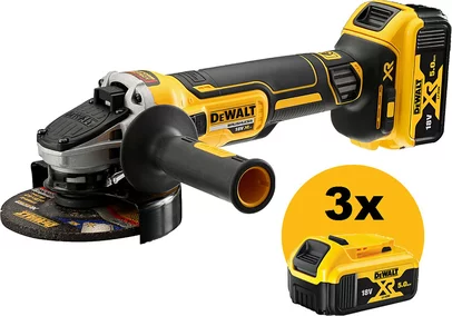 Aku uhlová brúska DeWALT DCG405P3