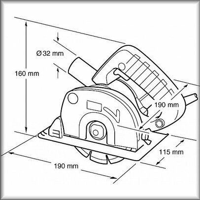 Diamantová píla na kameň Makita 4105KB