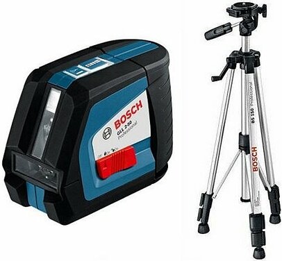 Krížový laser Bosch GLL 2-50 + statív BT 150 Professional