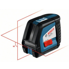 Krížový laser Bosch GLL 2-50 + univerzálny držiak BM 1 + prijímač LR 2 Professional