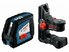 Krížový laser Bosch GLL 2-50 + univerzálny držiak BM 1 Professional