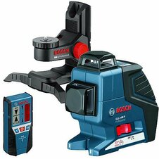 Krížový laser Bosch GLL 2-80 + univerzálny držiak BM 1 + prijímač LR 2 Professiona