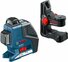 Krížový laser Bosch GLL 2-80 + univerzálny držiak BM 1 Professional