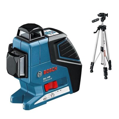Krížový laser Bosch GLL 3-80 + statív BT 150 Professional
