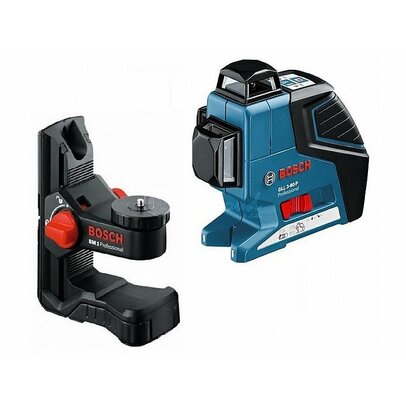 Krížový laser Bosch GLL 3-80 + univerzálny držiak BM 1 Professional
