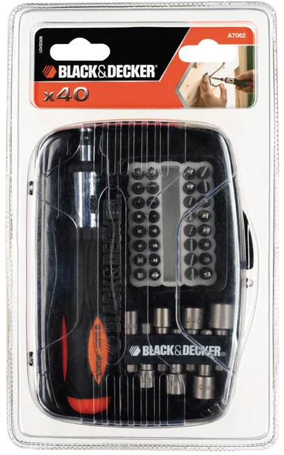 Nástavce na skrutky a matice Black&Decker A7062