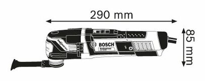 Oscilačné náradie Bosch GOP 55-36 set
