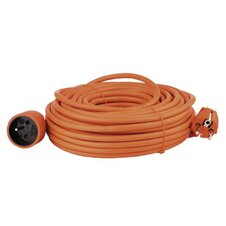 Predlžovací kábel 25m - 1 zásuvka , oranžový