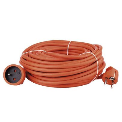 Predlžovací kábel 30m - 1 zásuvka , oranžový