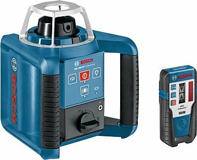 Rotačný stavebný laser Bosch GRL 300HV Set Professional + prijímač