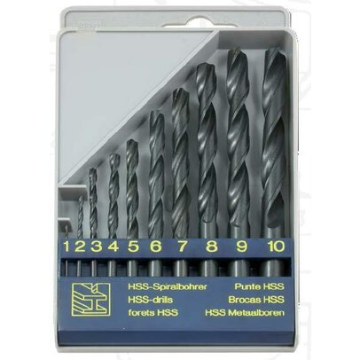 Sada vrtákov HSS 1-10 mm Nástroje CZ