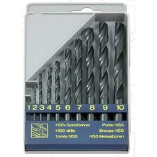 Sada vrtákov HSS 1-10 mm Nástroje CZ