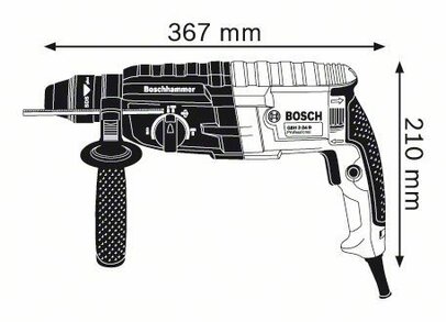 Vŕtacie kladivo Bosch GBH 2-24 D Professional