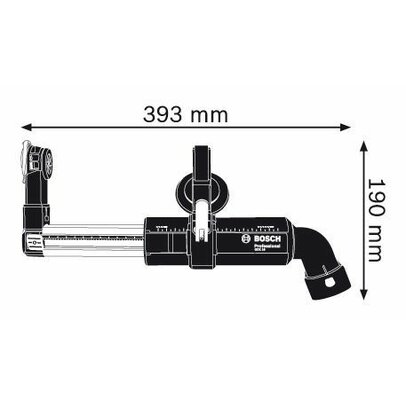 Vŕtacie kladivo Bosch GBH 2-28 DFV s odsávacím adaptérom GDE 16 Plus